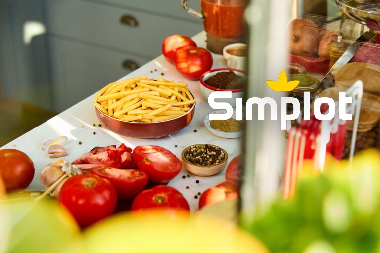 Imagen de campaña para Simplot producida por Simple Creative Studio